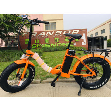 Bicicleta Eléctrica Plegable Bafang Motor Buje Trasero 48V 500W 20 &quot;